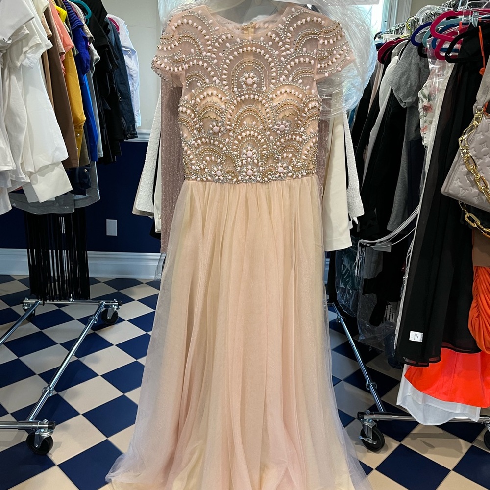Mac Duggal Blush Pink Dress